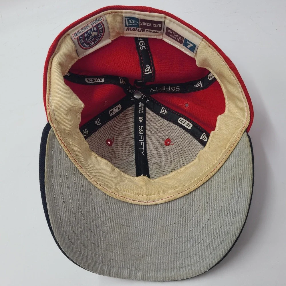 New Era brim slightly